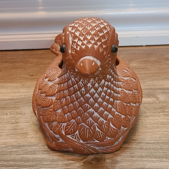 🧡 Terracotta Pheasant Planter 🧡 - Picture 3 of 6